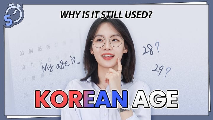 Age Counting System Only Used in Korea?!