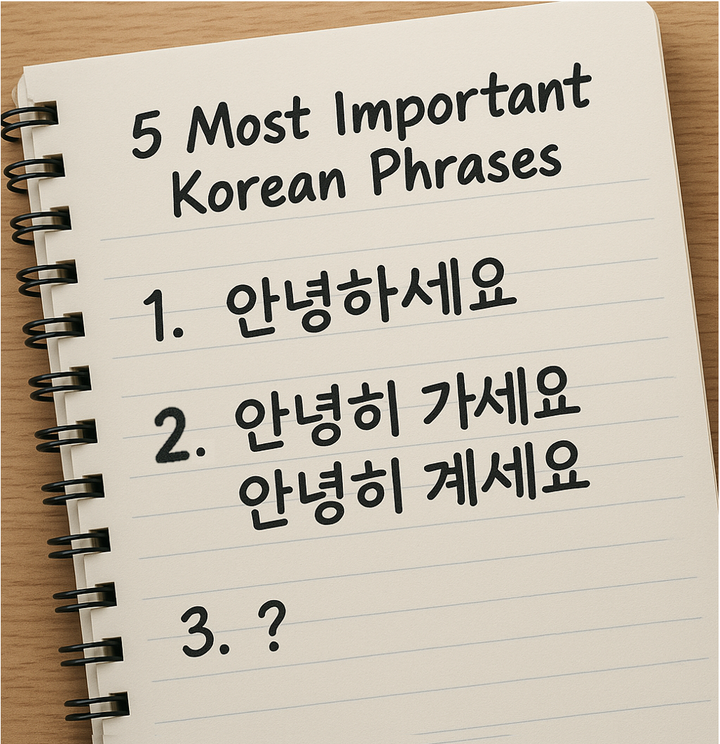5 Most Important Korean Phrases to Learn First