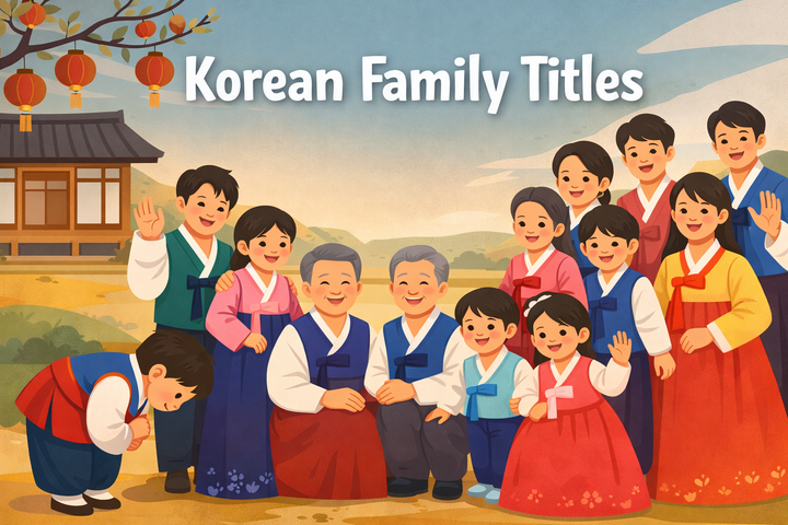 Korean Family Titles: Simple&Easy Seollal Survival Guide